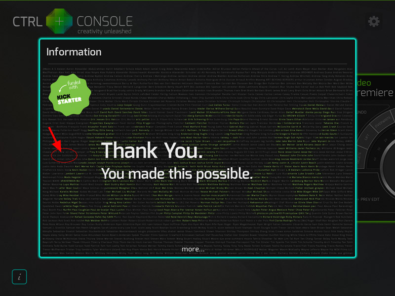 CTRL+Console - Thank You Page, That's Me