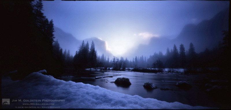 Snowy Sunrise at Gates of the Valley
