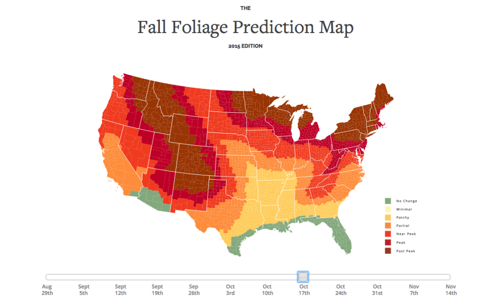 Prediction for Fall Color 2015
