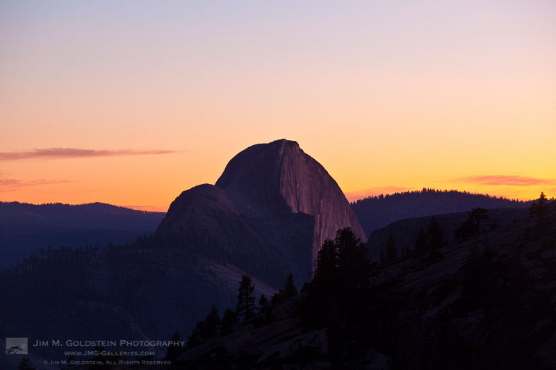 Half Dome Sunset from Olmstead Point, Yosemite