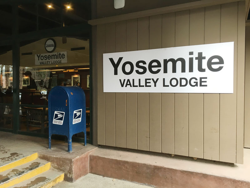 Yosemite Valley Lodge Sign