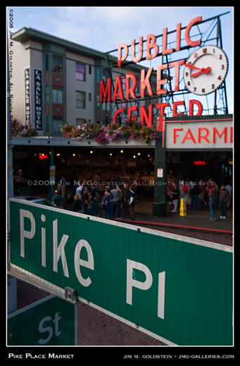 Pikes Place Market - Seattle Washington travel photo by Jim M. Goldstein