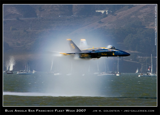 Speed blue angels photo by Jim M. Goldstein, fleet week, san francisco