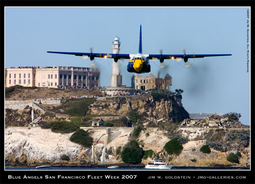 Blue Angels, Fat Albert, San Francisco Fleet Week 2007, photo by Jim M. Goldstein