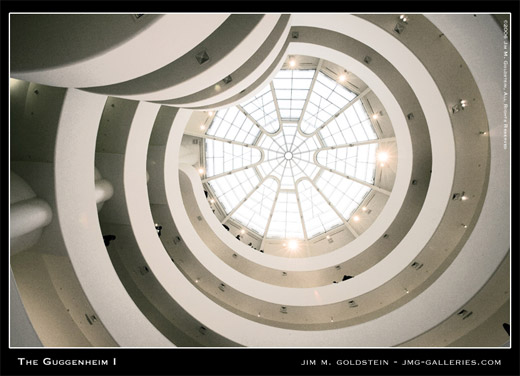 Guggenheim Museum Interior photographed by Jim M. Goldstein