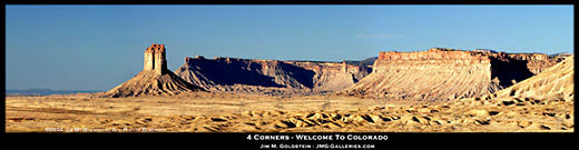 Four Corners Panoramic Landscape Photo by Jim M. Goldstein
