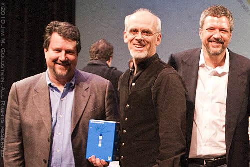 John Knoll, Russell Brown and Tom Knoll at the 20th Anniversary Celebration of Adobe Photoshop