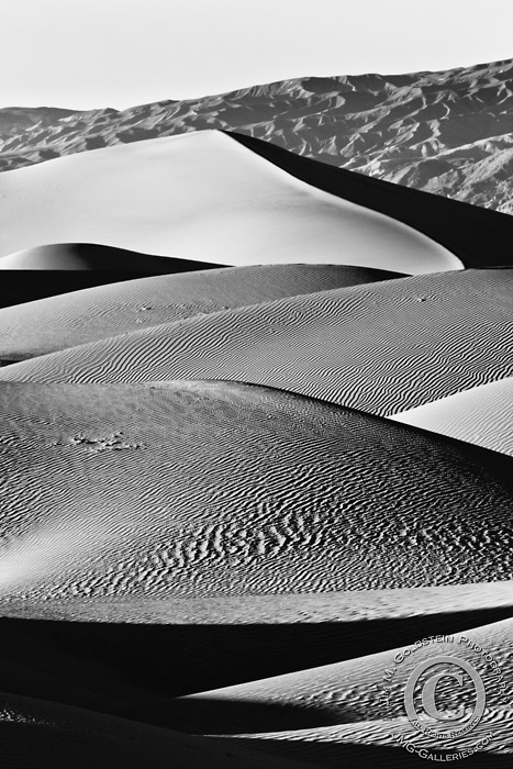 Mesquite Dunes, Death Valley National Park (Black & White)