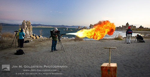 Photographers Behaving Badly at Mono Lake - dramatization by Jim M. Goldstein