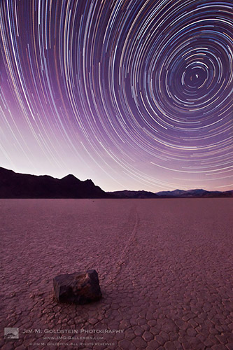 Racetrack Star Trails - Fine Art Photography by Jim M. Goldstein