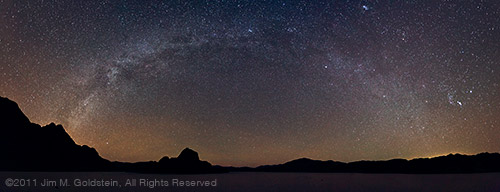 Milky Way Over Death Valley (180° Panoramic)