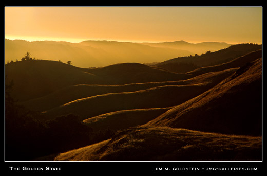 The Golden State landscape photo by Jim M. Goldstein, stock photo