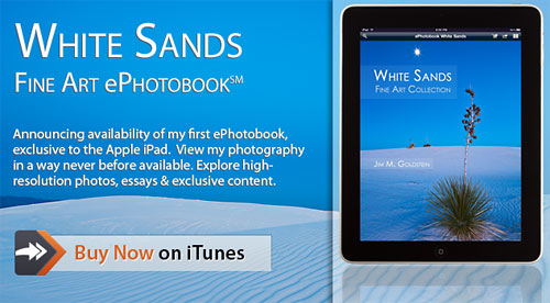 Announcing: ePhotobook White Sands HD iPad App