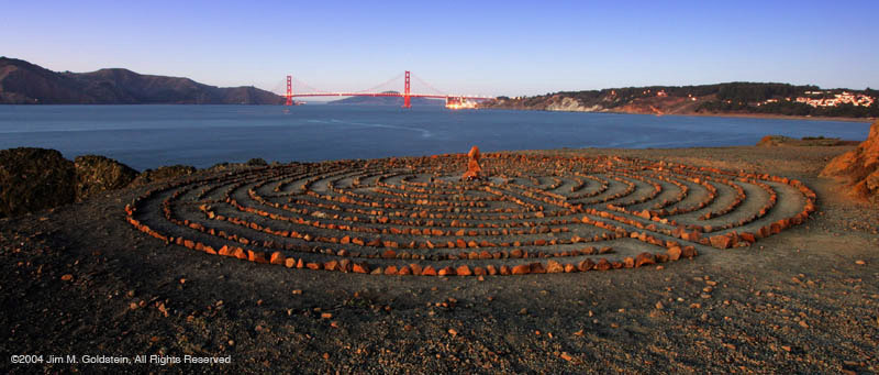 golden gate bridge sunset. Amazing Sunset View From Lands