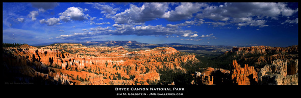 Bryce Canyon Sunset Panoramic Photo by Jim M. Goldstein