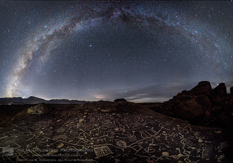 Sky Rock Under the Stars