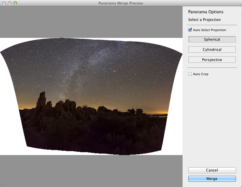 Lightroom CC Pano Preview