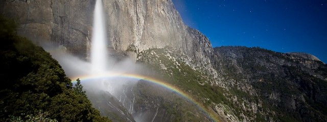 Upper Yosemite Falls Moonbow - May 9 2017