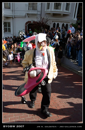 Bring Your Own Big Wheel 2007 - Easter Bunny Photo By Jim M. Goldstein