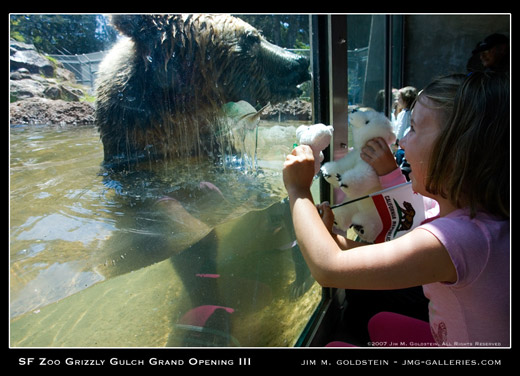 Grizzly Gulch Grand Opening with Kachina and Kiona the grizzly bears