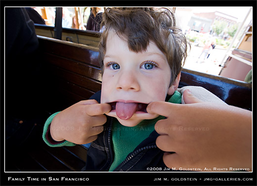 Family Time in San Francisco photo by Jim M. Goldstein