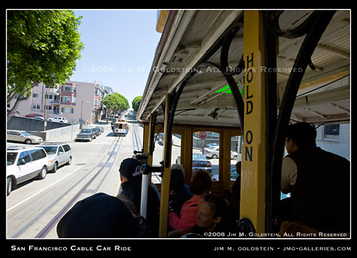 San Francisco Cable Car Ride photo by Jim M. Goldstein