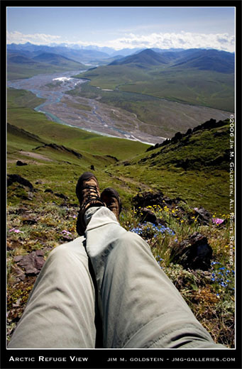 Arctic Refuge View landscape photo by Jim M. Goldstein