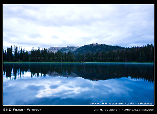 Example image not using a Graduated Neutral Density filter