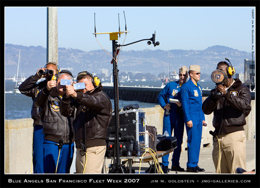 Blue Angels, San Francisco Fleet Week 2007, photo by Jim M. Goldstein