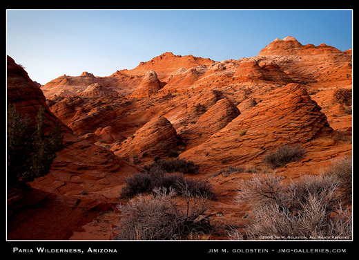 Paria Wilderness landscape photo by Jim M. Goldstein