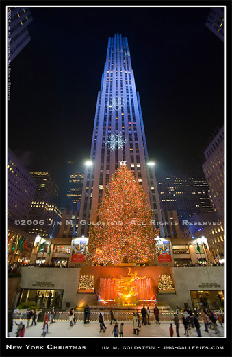 New  York Christmas photographed by Jim M. Goldstein