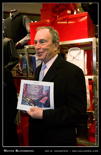 New York City Mayor Michael Bloomberg photo by Jim M. Goldstein