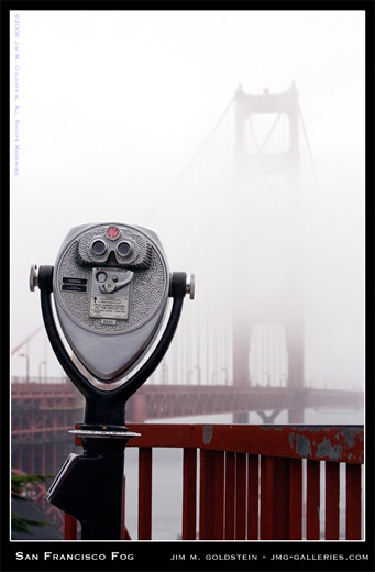 San Francisco Fog travel photo by Jim M. Goldstein