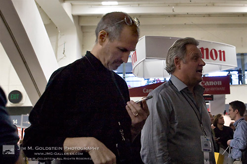 Steve Jobs Checking His iPhone at the 2008 MacWorld Convention