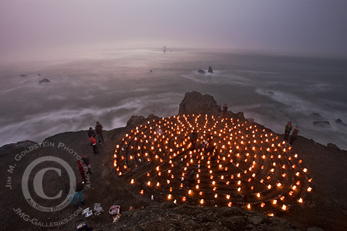 Lands End Labyrinth Luminaries