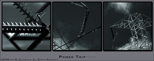 Power Triptych by Jim M. Goldstein