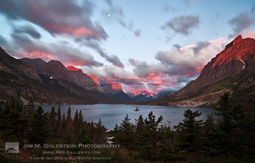 Stormy Sunrise, Glacier National Park