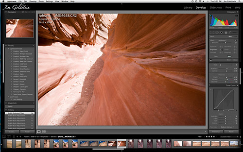 Lightroom 2 - Graduated Filter Before