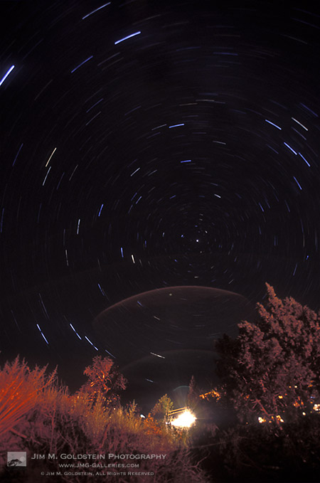 Campsite Star Trails, Arches Valley National Park