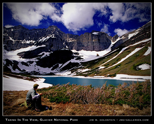 Taking In The View with Vignetting photograph by Jim M. Goldstein