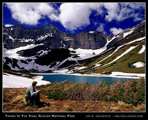 Taking In The View landscape photograph by Jim M. Goldstein