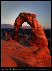 Delicate Arch Panoramic Landscape Photo by Jim M. Goldstein