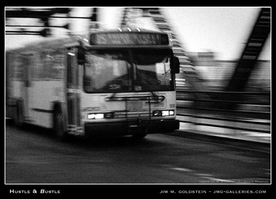 Hustle and Bustle photograph by Jim M. Goldstein