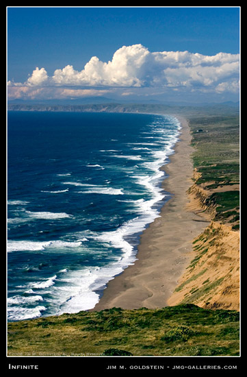 Infinite, Point Reyes National Seashore landscape photo by Jim M. Goldstein