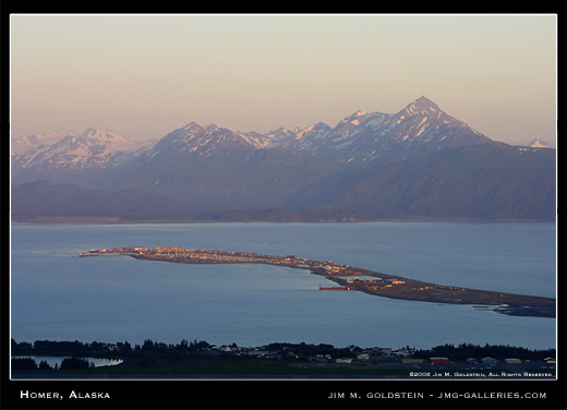 Homer Alaska photographed by Jim M. Goldstein