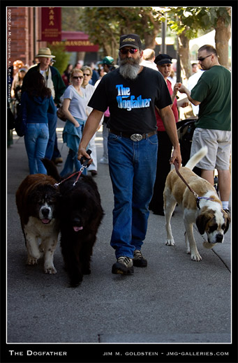 The Dogfather dog photography by Jim M. Goldstein